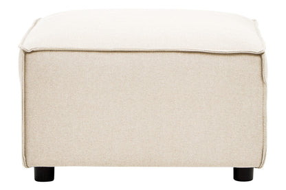 Toulouse Cream Fabric Modular Ottoman