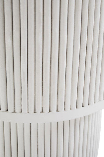 Walsa Whitewash Mango Wood Ridge Detail Side Table