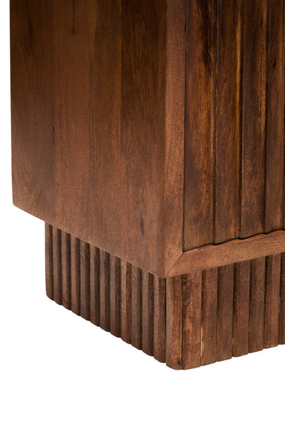 Sangar Two Door Mango Wood Carved Sideboard