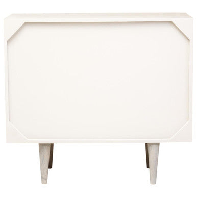 Satna Two Door Greywash Carved Mango Wood Sideboard