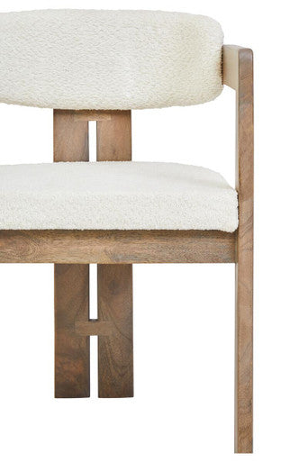 Torello Grey Mango Wood Chair
