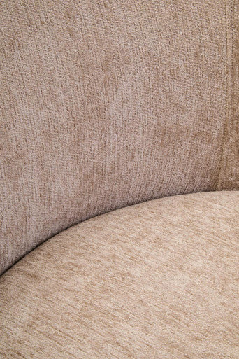 Delray Deep Stone Chenille Curved Chair