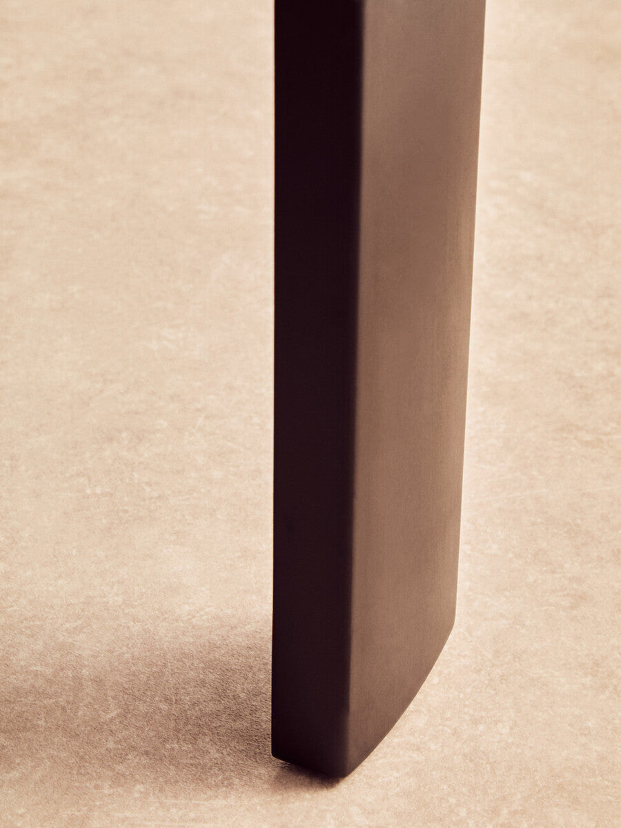 Palermo Round Black Marble Top Large Coffee Table