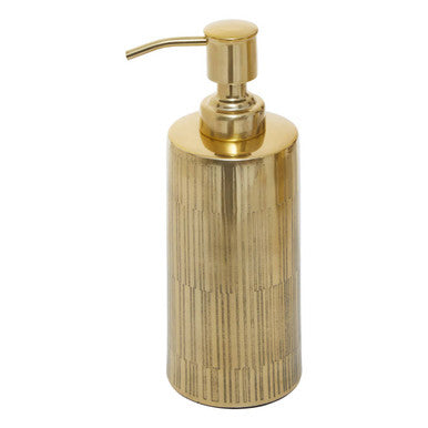 Allegra Metallic Gold Soap Dispenser