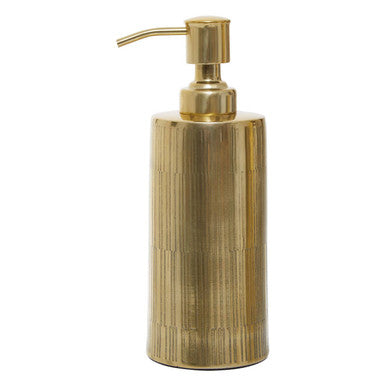 Allegra Metallic Gold Soap Dispenser