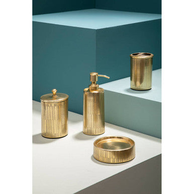 Allegra Metallic Gold Soap Dispenser