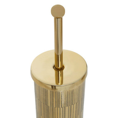 Allegra Gold Finish Aluminium Toilet Brush