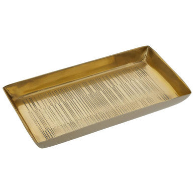 Allegra Gold Line Effect Bathroom Tray