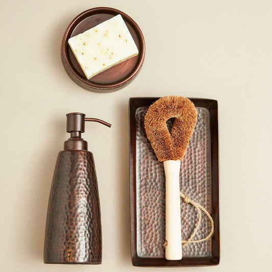 Allegra Dark Bronze Finish 200ml Soap Dispenser