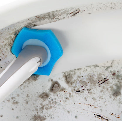 Premium Disposable Toilet Brush Set | Hygienic Deep-Clean System with Replaceable Heads