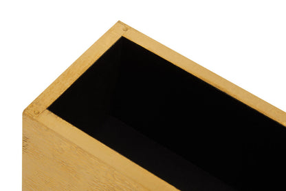 Churchill Games Gold Domino Set with Black Dominoes