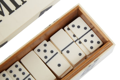 Churchill Games White and Black Domino Box