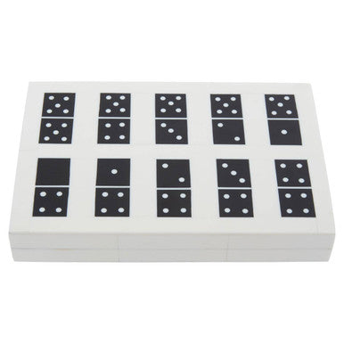 Churchill Games Black and White Domino Box Set