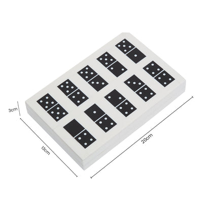 Churchill Games Black and White Domino Box Set