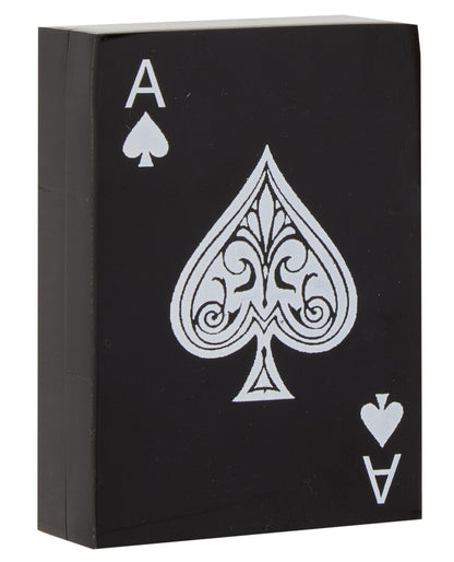Churchill Games Black and White Card Box with Playing Cards