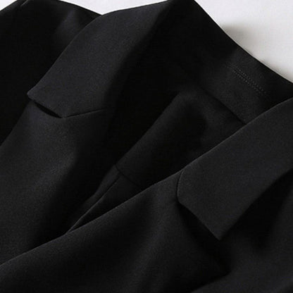 Autumn New Plus Size Women's Long Suit Trench Coat