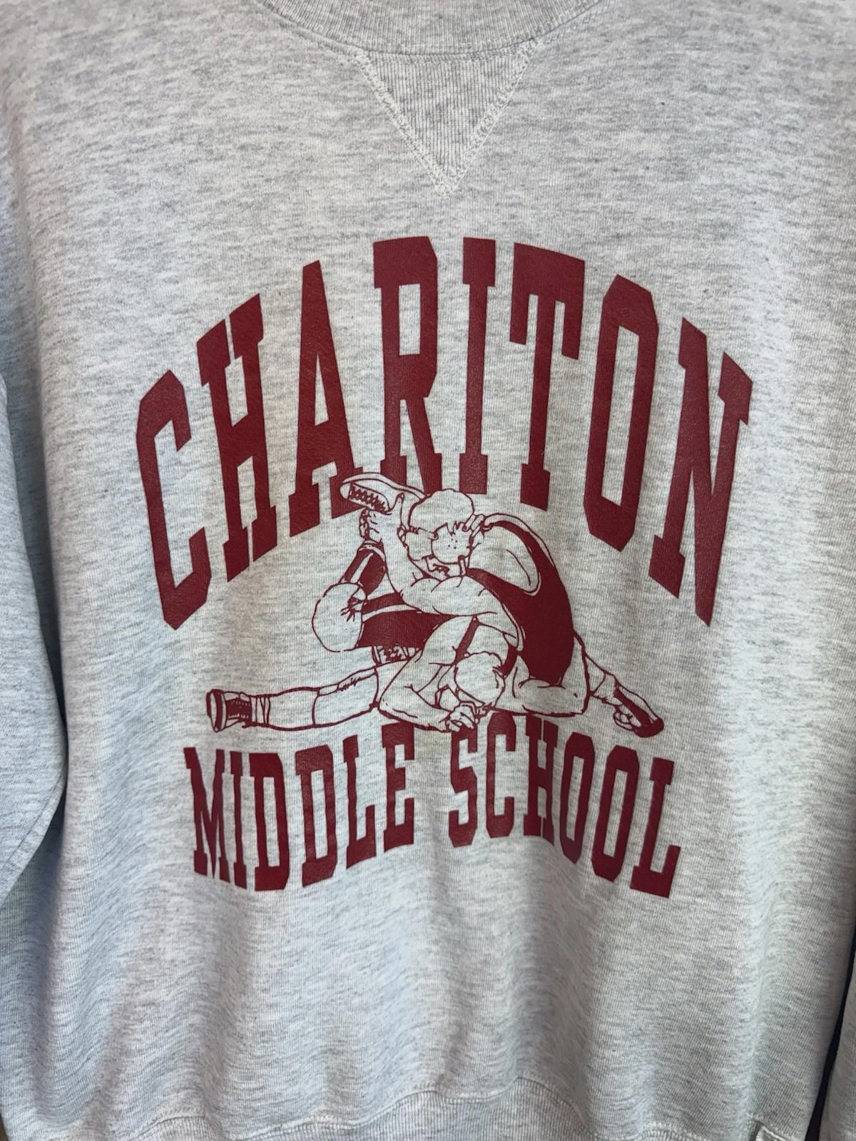 Vintage Russell Athletic Grey  College Jumper Sweater Sweatshirt Men’s Large
