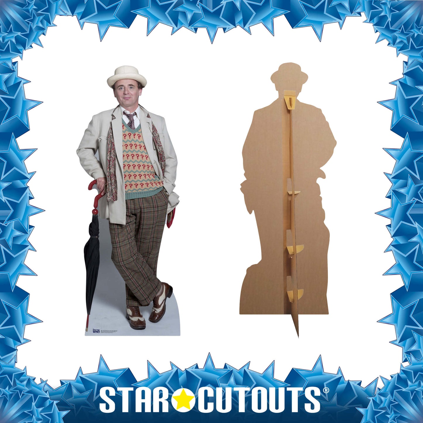 SC568 Sylvester McCoy Cardboard Cut Out Height 185cm