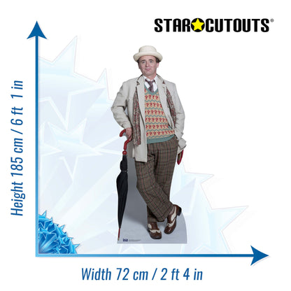SC568 Sylvester McCoy Cardboard Cut Out Height 185cm