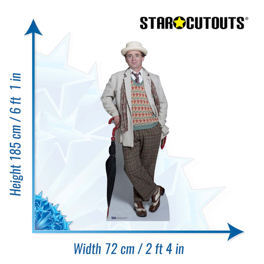 SC568 Sylvester McCoy Cardboard Cut Out Height 185cm