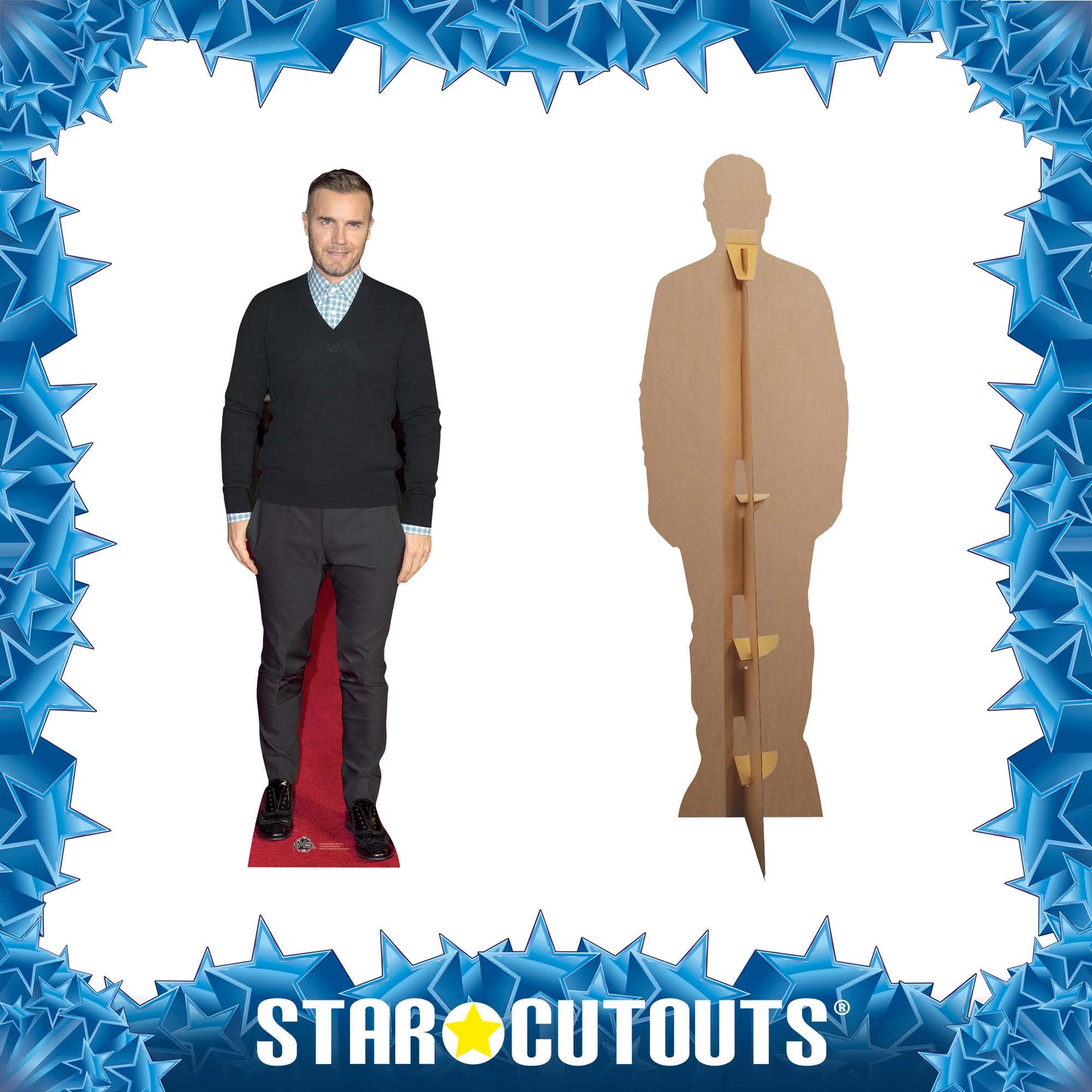 CS590 Gary Barlow - Height 173cm Lifesize Cardboard Cutout