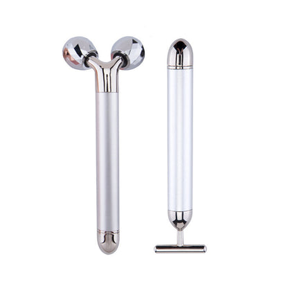 Metal 3D Roller T-shaped Gold Rod Set