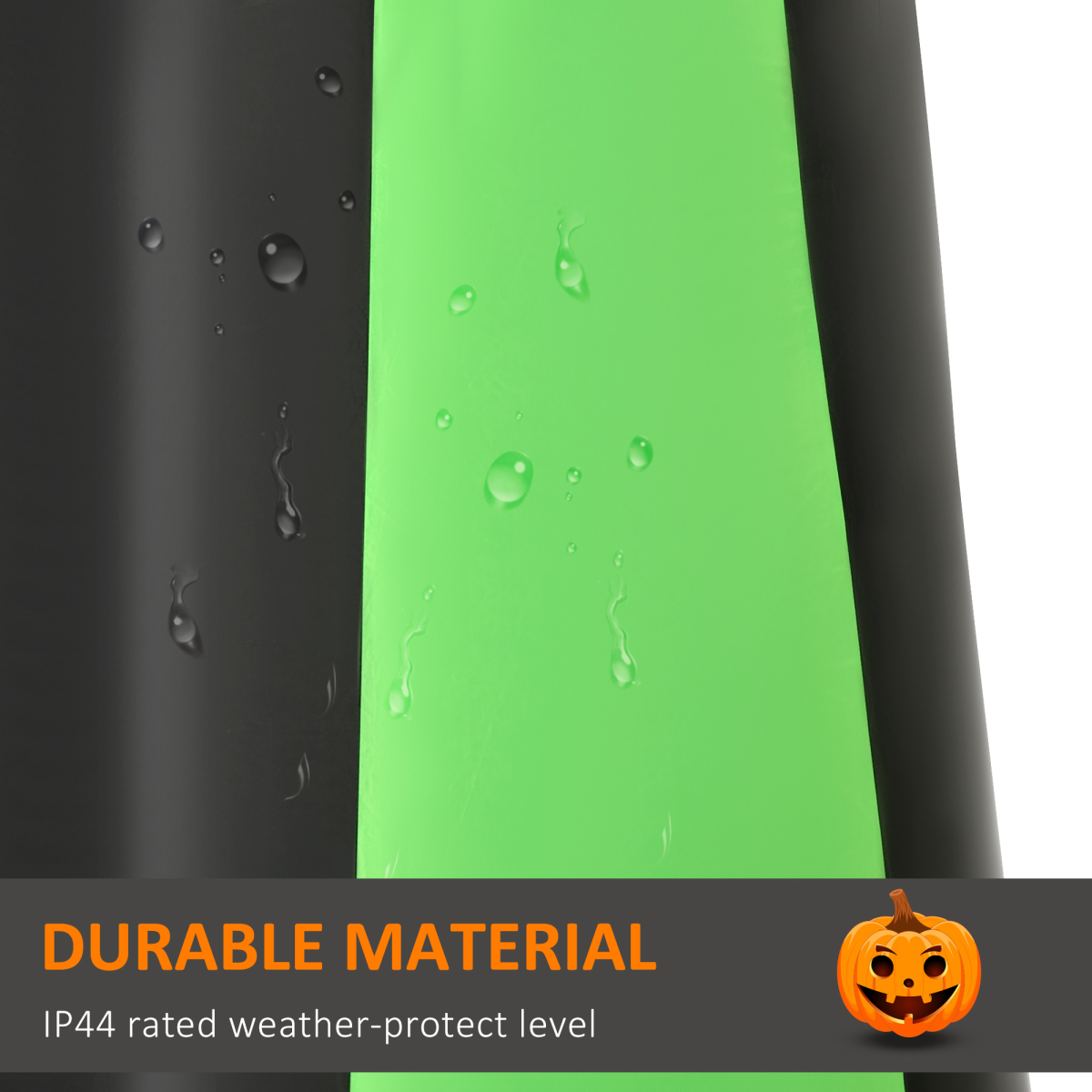 9FT Inflatable Halloween Pumpkin Ghost with Build-in LED Inflatable