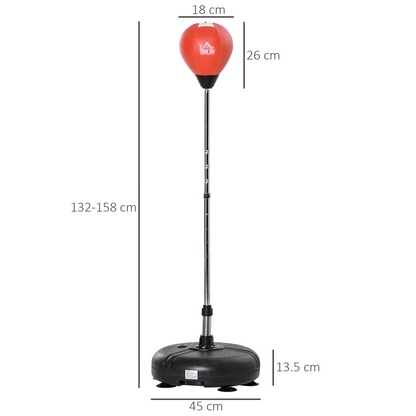 Boxing Training Set - Adjustable Height & Stable Base for Skills Development