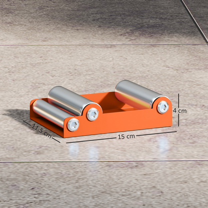 HOMCOM Motorcycle Wheel Roller Stand for Tyre Cleaning and Chain Lubrication