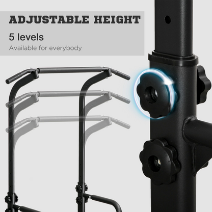 Power Tower Dip Station Pull Up Bar Multi-Function Push Up Equipment Home Gym