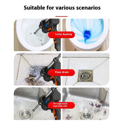 Pipe Drainage Facility Toilet Kitchen Sewer Dredging Tool