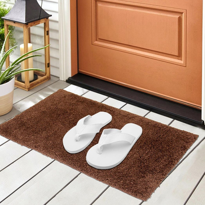 Flo "Bring me Prosecco" Sand Imprint Flip Flops White, Large