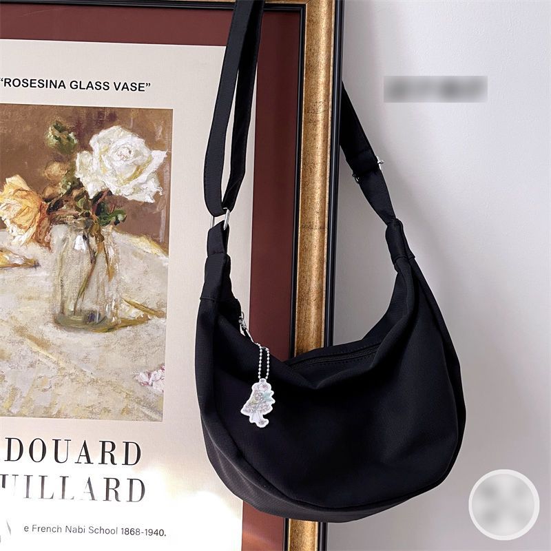 Women's Fashion Simple Solid Color Crossbody Bag