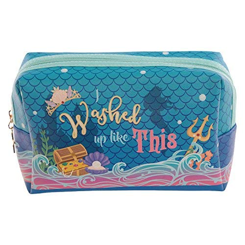 Pukinator Handy PVC Make Up Toilette Wash Bag - Mermaid Slogan