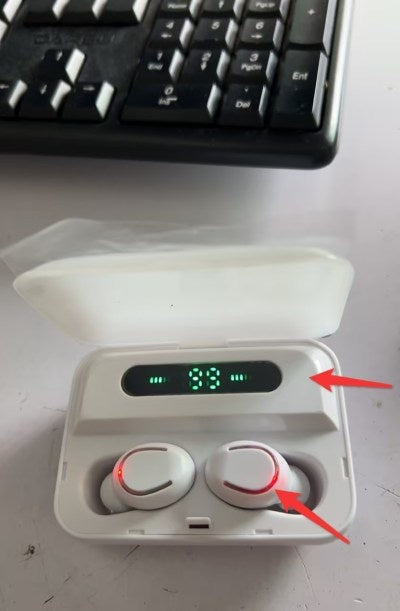 F9-5 Wireless Bluetooth 5.0 Earbuds with 2000mAh Power Bank Charging Case - Premium TWS Headphones
