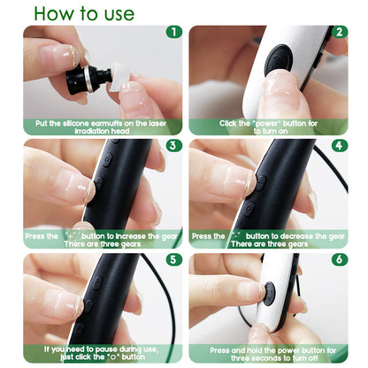 Neck-hanging Nose Meatus Acusticus Laser Illuminator 650nm