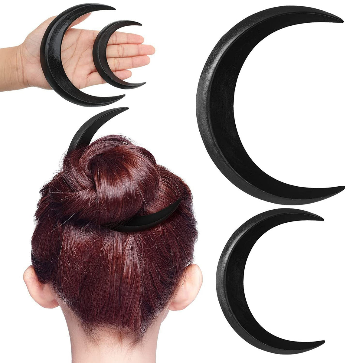 Moon Hairpin Crescent-shaped Hairpin Barrettes
