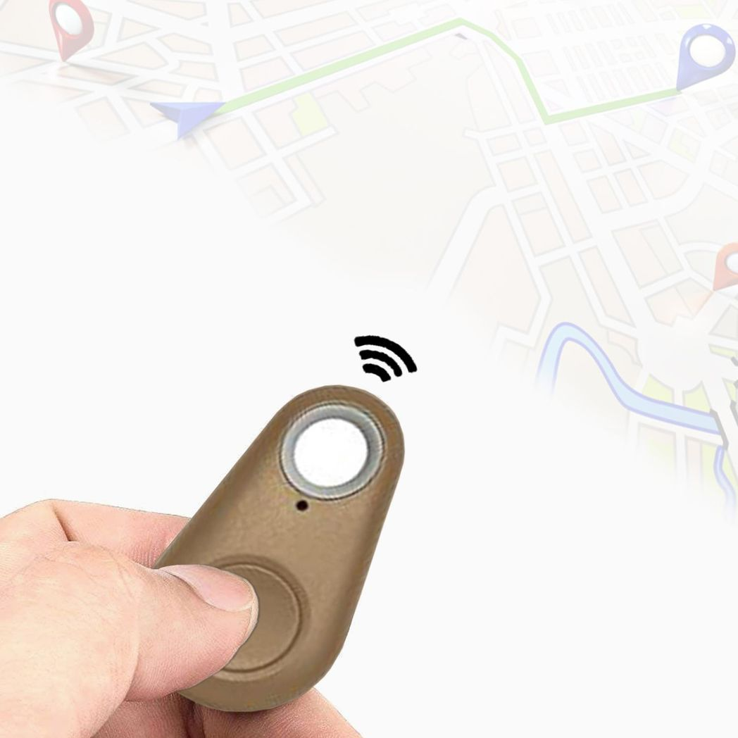Aquarius Key Finder Anti-Lost Alarm with GPS Last Location Finder, Gold