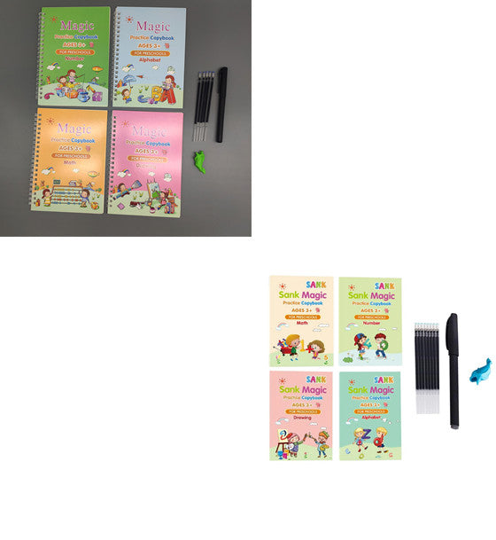 Full English Version Of Calligraphy Stickers Children Copybook