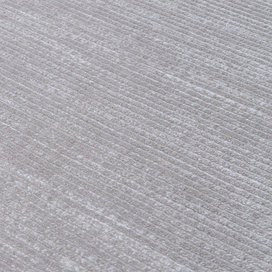 Carmel Grey-Cream Striped Rug | 6020