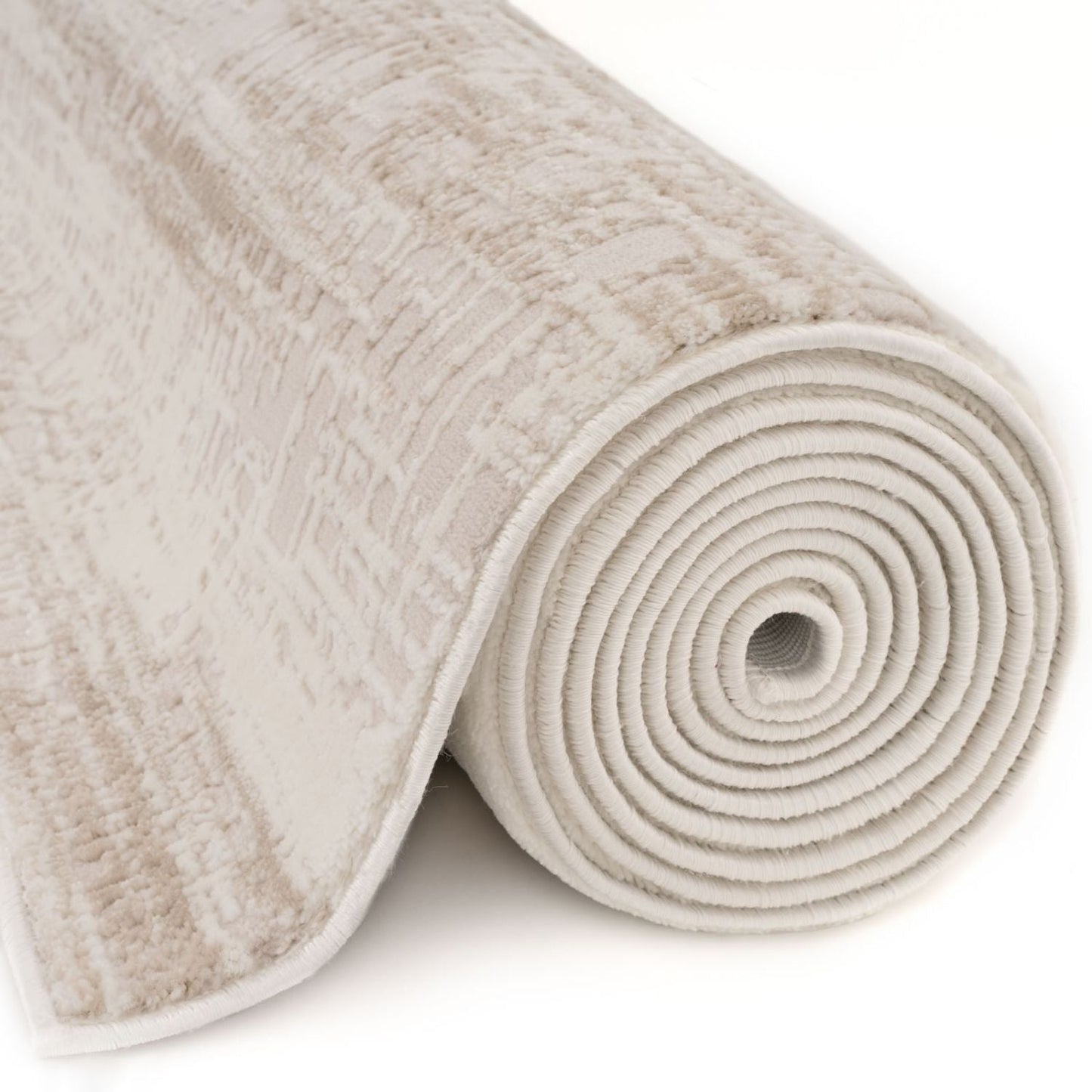 Carmel Cream-Beige Abstract Rug | 6030
