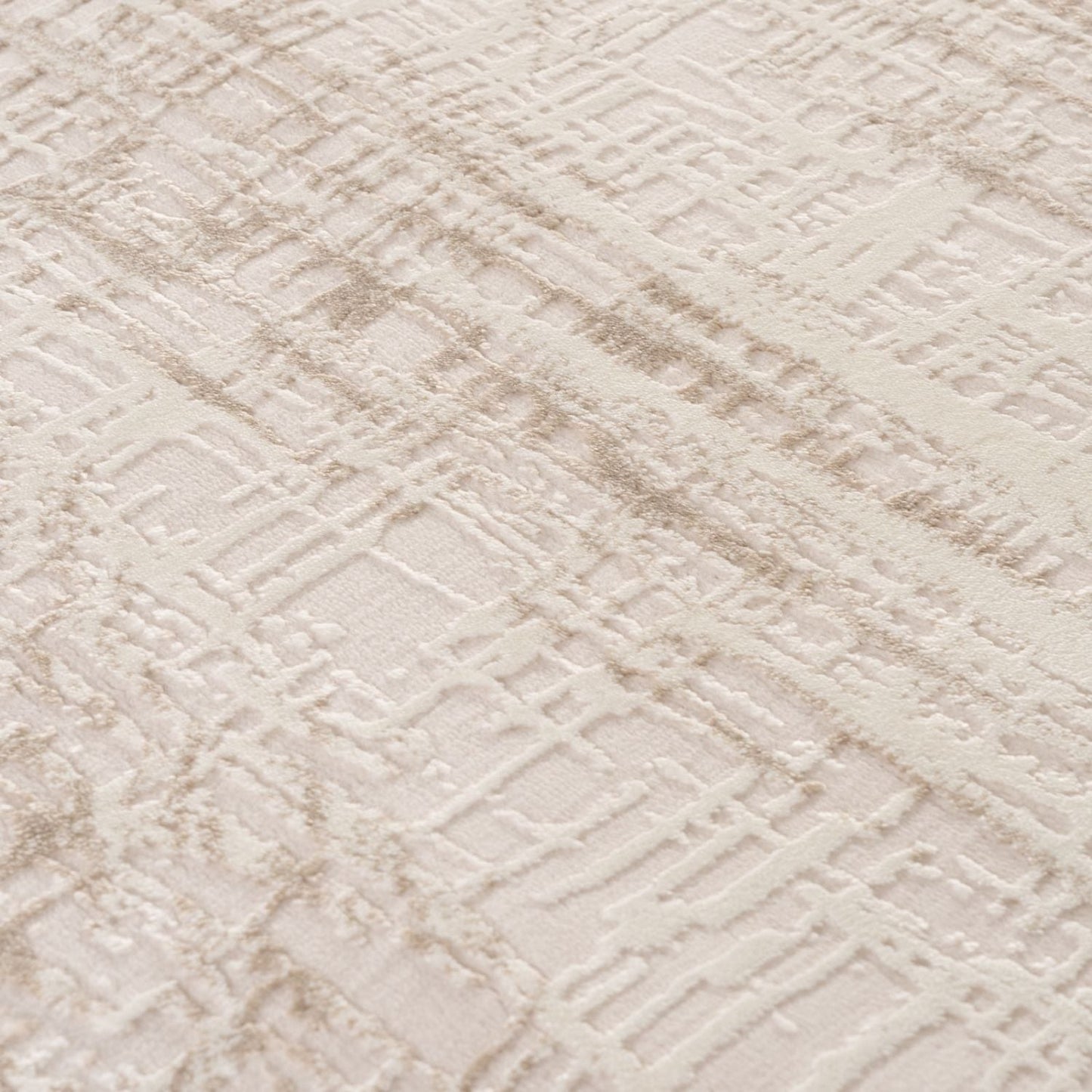Carmel Cream-Beige Abstract Rug | 6030