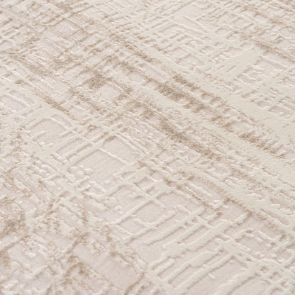 Carmel Cream-Beige Abstract Rug | 6030