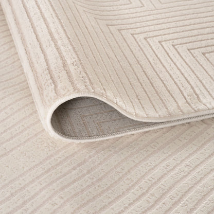 Carmel Cream Geometric Rug | 6040