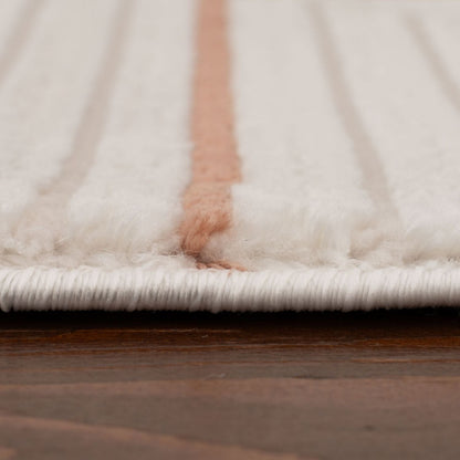 Carmel Cream-Terra Geometric Rug | 6040