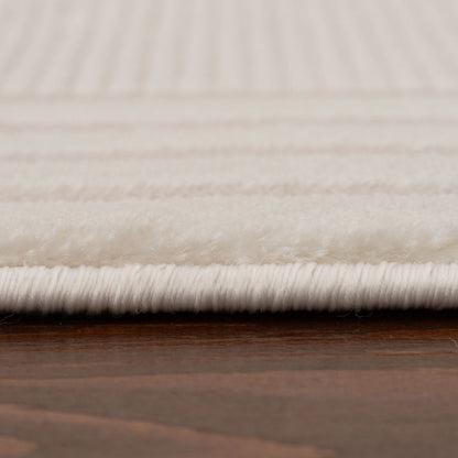 Carmel Cream Bordered Rug | 6060
