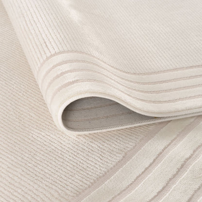 Carmel Cream Bordered Rug | 6060