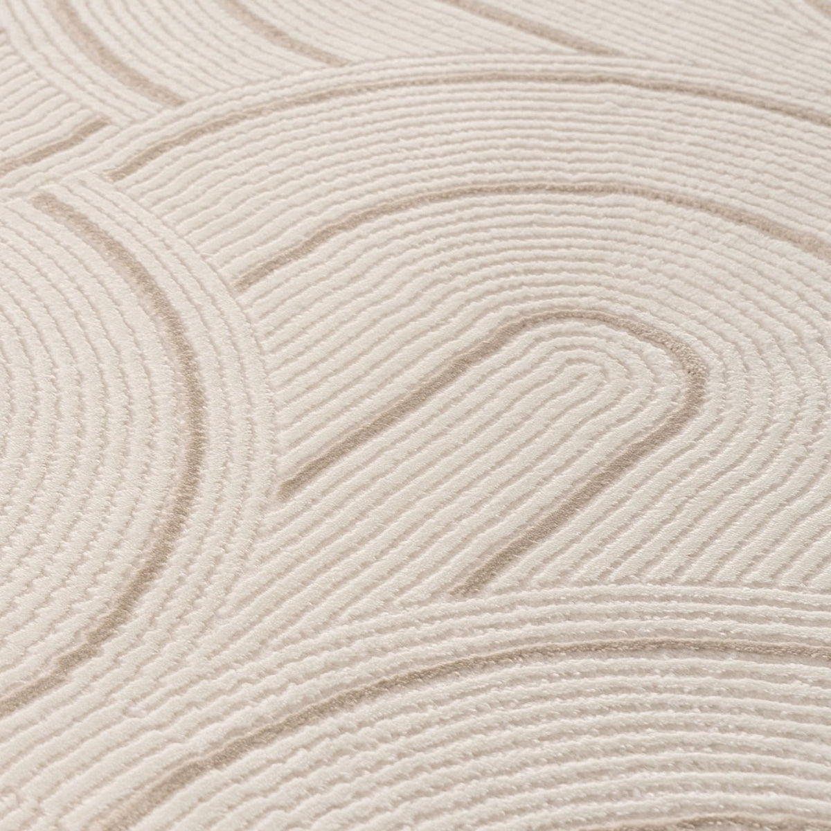 Carmel Cream-Beige Geometric Rug | 6070