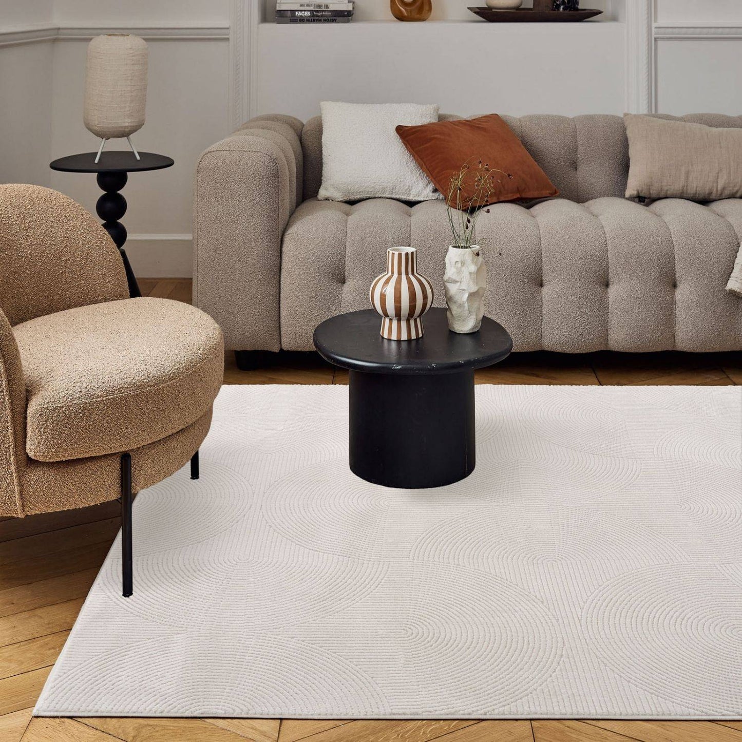 Carmel Cream Geometric Rug | 6070