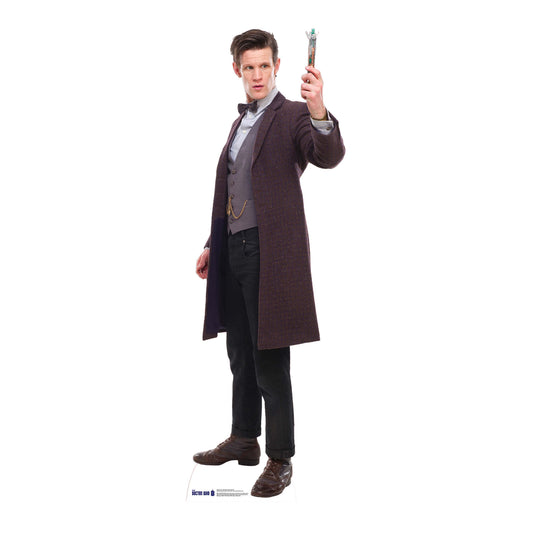 SC607 The 11th Doctor 2013 Screwdriver Matt Smith Cardboard Cut Out Height 180cmDoctor Who Cardboard Cutouts | Life Size Characters UK